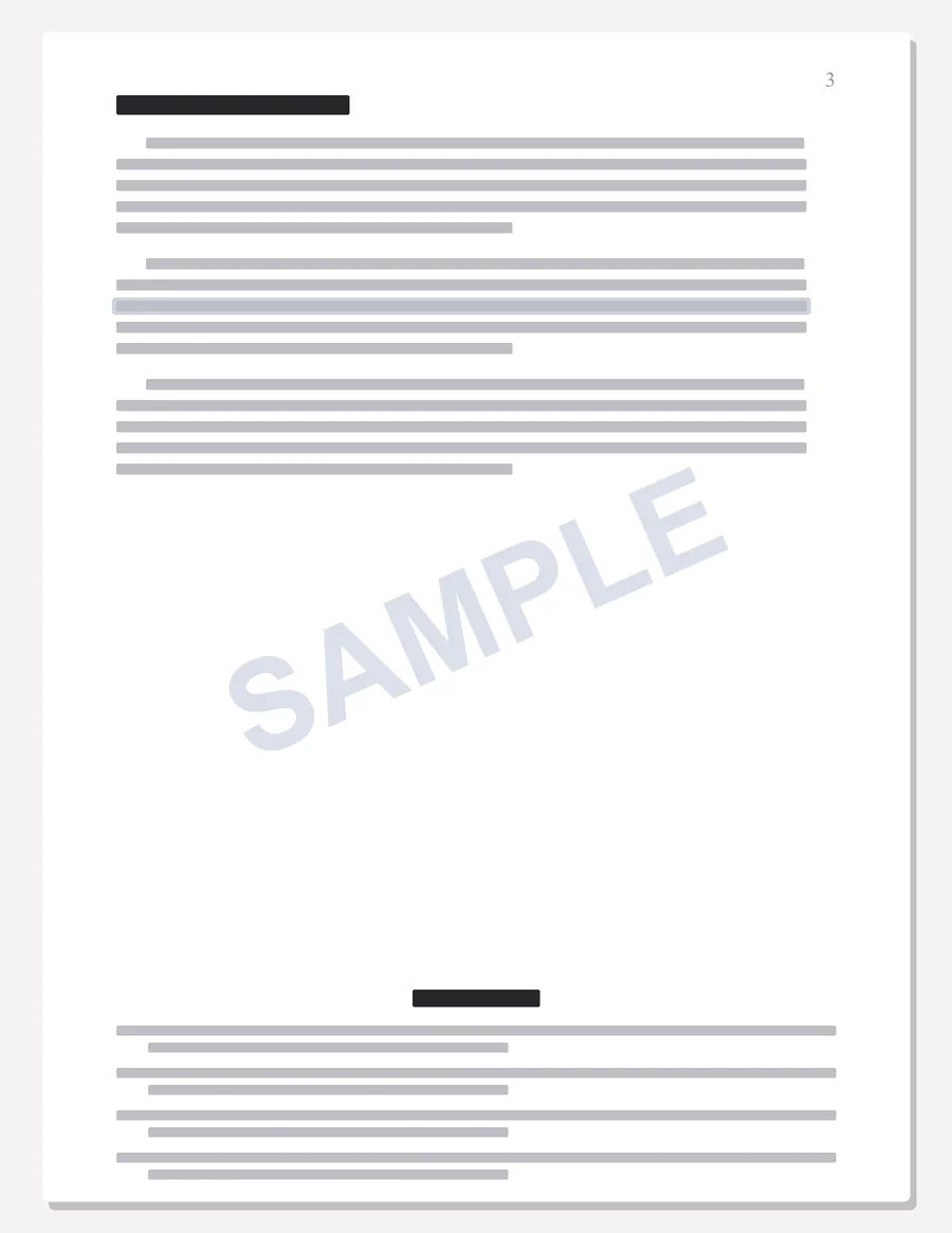 WGU sample paper preview, body page with in-text citations and an APA references list
